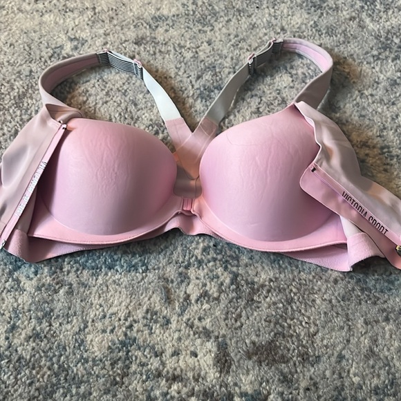 Victoria Sport padded push-up zip front sports bra - 34D - Picture 3 of 4